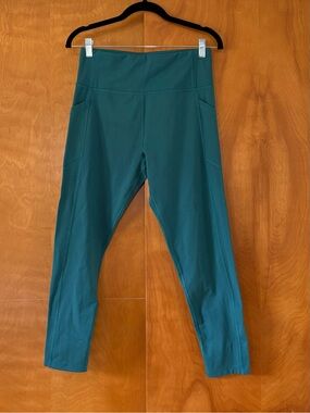 CALVIN KLEIN Teal Leggings for Women size L